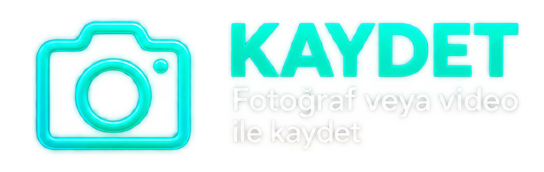 Kaydet — Fotoğraf veya video ile kaydet